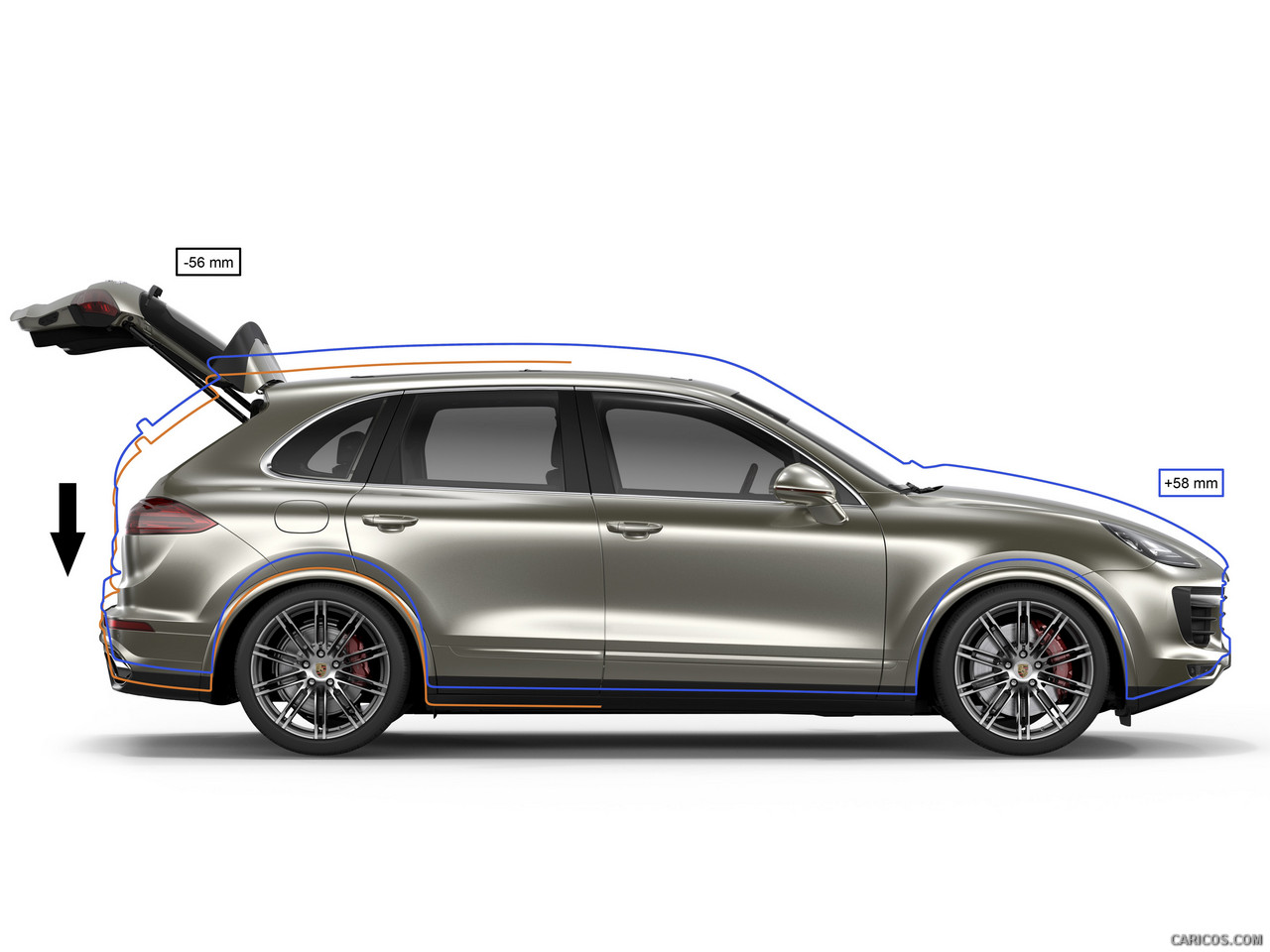 百順汽車電動尾門改裝示意圖